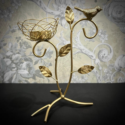 Golden Perch Candle Holder