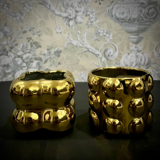 Golden Bubble Duo Holders